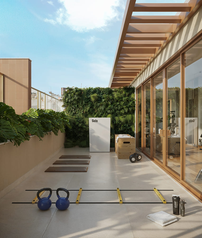 Terraço Academia — Soul Rio Gago Coutinho